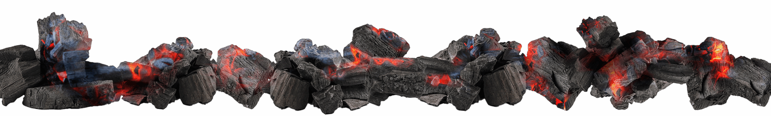 Glowing Charcoal Pieces With Red And Blue Flames, Showcasing A Dynamic And Realistic Representation Of Burning Embers. Ideal For Visual Content On Fire-related Topics.