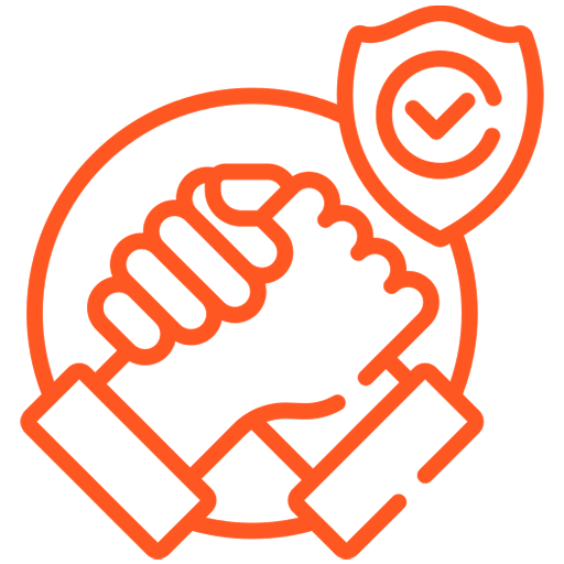 Two Hands Shaking, Symbolizing Partnership And Trust, With A Shield Icon Indicating Security And Verification. Relevant For Discussions On Collaboration.
